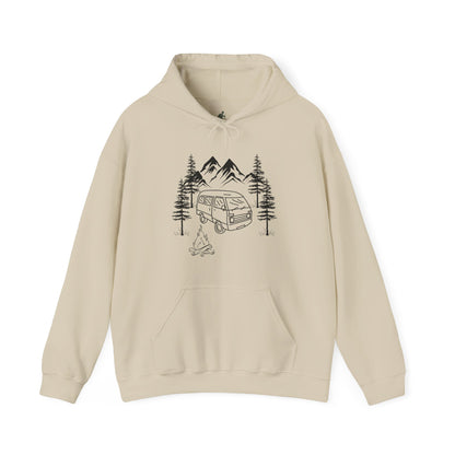 Campsite Van Unisex Heavy Blend™ Hooded Sweatshirt