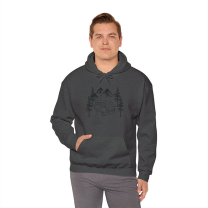 Campsite Van Unisex Heavy Blend™ Hooded Sweatshirt