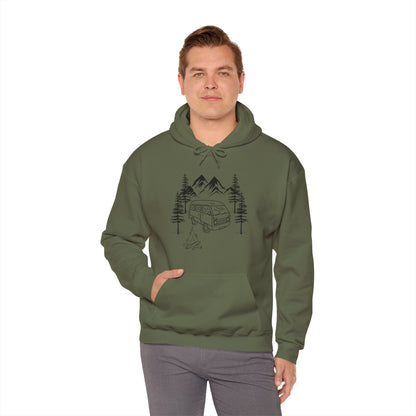 Campsite Van Unisex Heavy Blend™ Hooded Sweatshirt