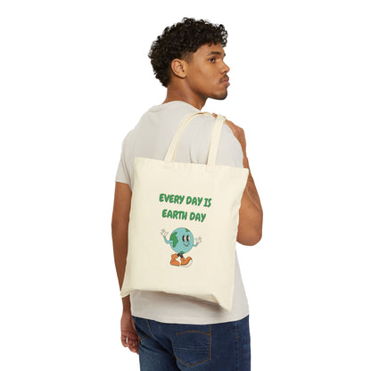 Every Day is Earth Day Cotton Canvas Tote Bag